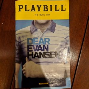 Playbill Dear Evan Hansen